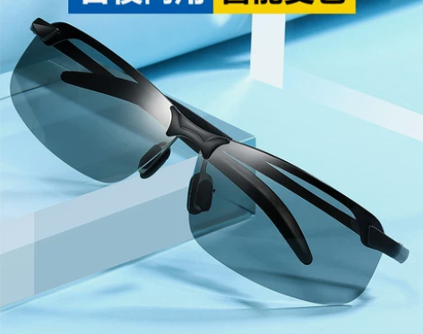偏光夜视镜变色太阳镜男司机驾驶镜钓鱼墨镜日...