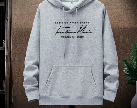 NASA联名秋冬加绒加厚卫衣休闲男士宽松青...