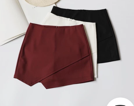 TANSSHOP短裙夏季新款女韩版百搭高腰...