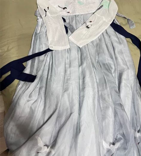 新款汉服女中国风原创凤歌鸾齐胸襦裙绣花印花...