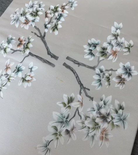 kiya喜屋作家物手绘世竹袋带 材质：正绢...