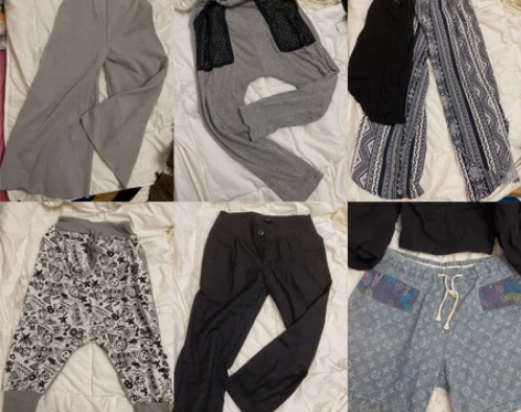 裤子 哈伦裤 九分裤 棉麻裤 波西米亚裤 ...