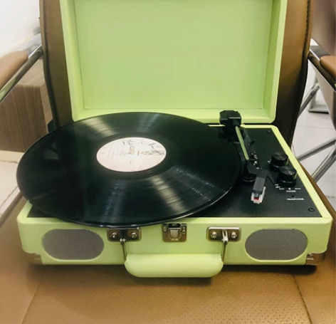 全新样机黑胶唱片机复古留声机电唱机，全新未...