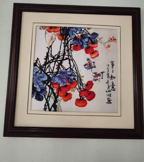 装饰画 艺术画 刺绣画 大小尺寸都有，看中...