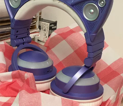 有爱科幻妖舞耳机brookstone猫耳耳...