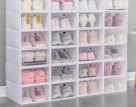 加厚透明鞋盒收纳盒全新24个 感兴趣的话点...