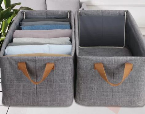 衣柜收纳箱 布艺可折叠无盖多用途收纳盒 阳...