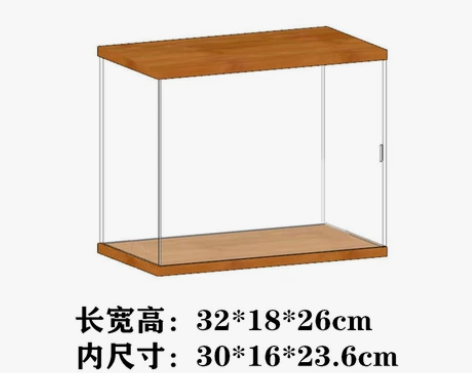 亚克力透明收纳盒盲盒积木玩具展示盒防尘收纳...