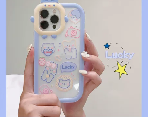 知泰卡通适用苹果14手机壳小怪兽iphon...