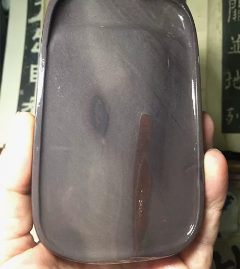 鱼脑冻坑仔岩端砚.行囊砚.抄经砚 鱼脑冻坑...