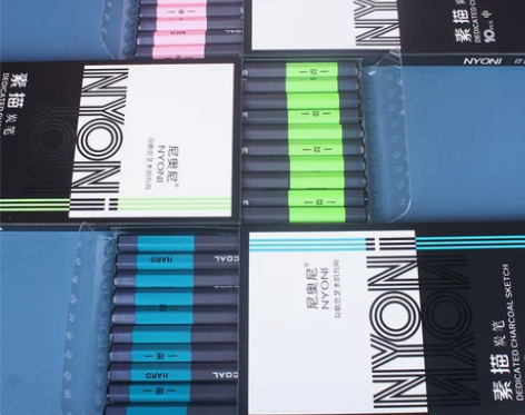 尼奥尼素描铅笔 素描铅笔速写笔nyoni炭...