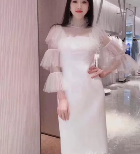 哥文花园 版衣 高定连衣裙m码,329不议...