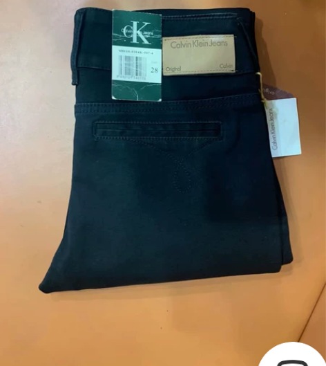 28码CK 男装经典修身直筒版LOGO贴片...