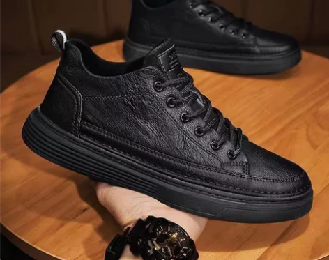【低价转让】鞋子男2022新款英伦休闲皮鞋...