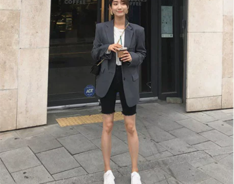 牛仔五分裤女夏季2020年新款骑行裤中裤黑...