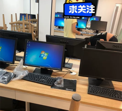 【超低价处理二手95新办公家用电脑台式英特...