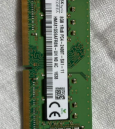 SK 8GB PC4-2400T 更换后 ...