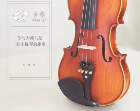 青歌乐器儿童初学者入门小提琴成人手工实木