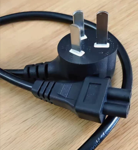 笔记本电源线三孔梅花3芯电脑显示器联想惠普...