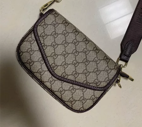 女士百搭斜挎包 信封包 邮差包 咖色小挎包...