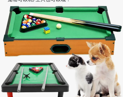 【潮酷价】人猫互动猫玩具迷你台球小号桌球逗...