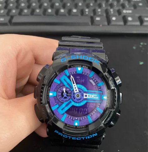 卡西欧紫色，保证正品，自带挺精心的，日常划...