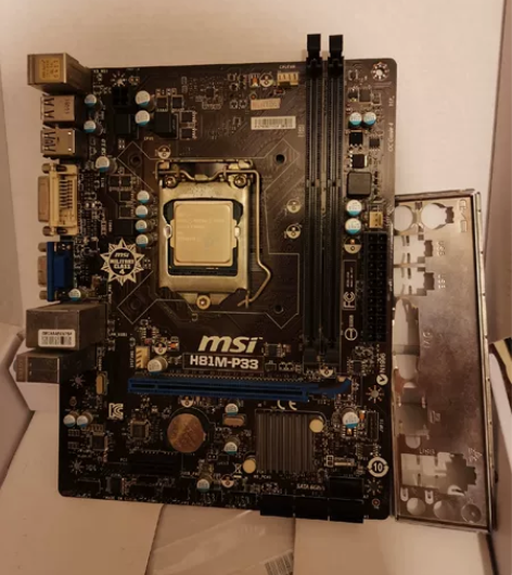 自用微星h81m-p33主板，mtx，原配...