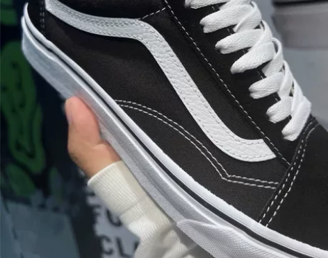 VANS范斯万斯黑白经典款低帮OLD SK...