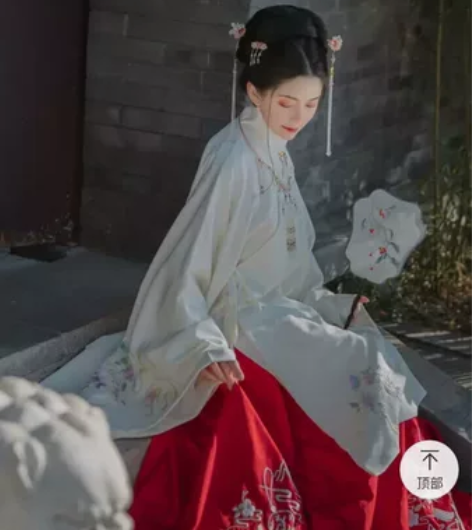 汉凤锦绣原创刺绣汉服 化蝶归 换晋制 上M...