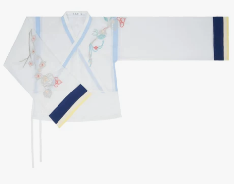 【流影】梨花渡原创中国风晋制汉服女齐腰一片...