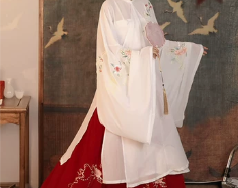 汉服艺缕【牡丹记】长袄明制长衫 全新仅试 ...