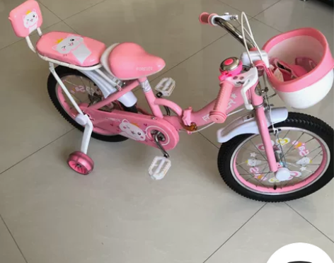 上海永久自行车 儿童辅助轮折叠自行车 女孩...
