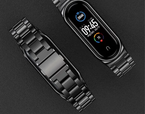 小米手环 手表手环6/5/4/3腕带表带金...