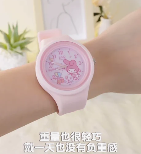 正港ZGOx三丽鸥系列硅胶手表玉桂狗美乐蒂...