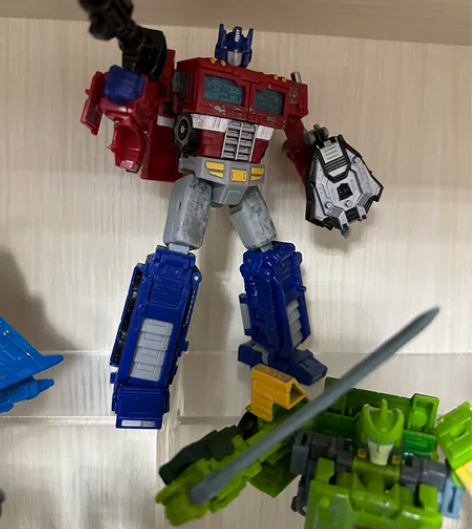 围城变形金刚 擎天柱，二手无损长期进柜，无...