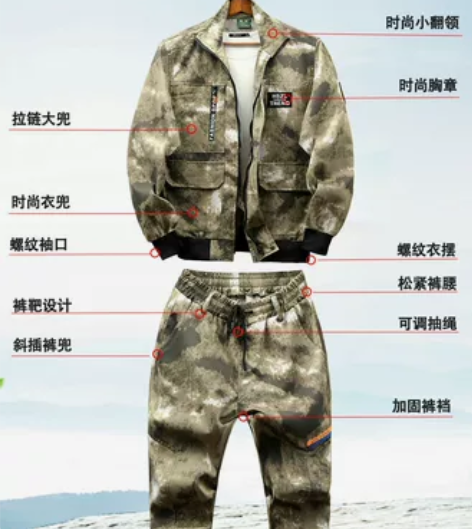 【包邮】废墟工作服，电焊服，厚实耐磨工作服...