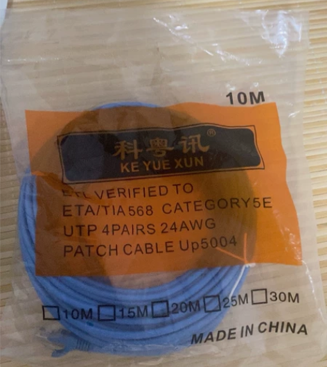 网线10m,全新,和弟弟买重,闲置,便宜卖...