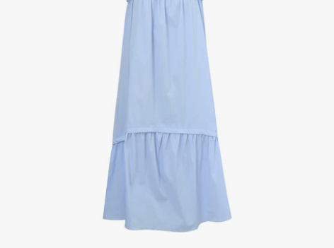 SUMMERLAND新款浅蓝色海边度假吊带...