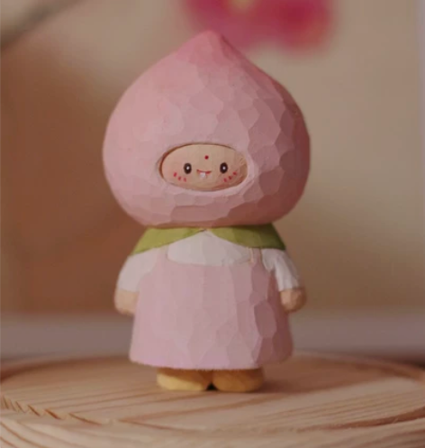 不落俗桃｜金悦原创木雕 —— 我愿我们在纷...