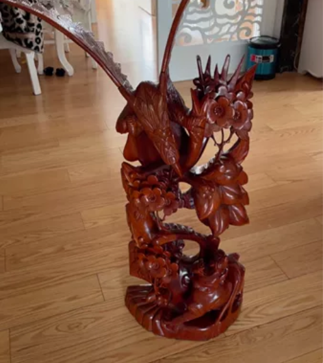 特价!花梨木木雕 客厅角几摆设首选。雕刻题...