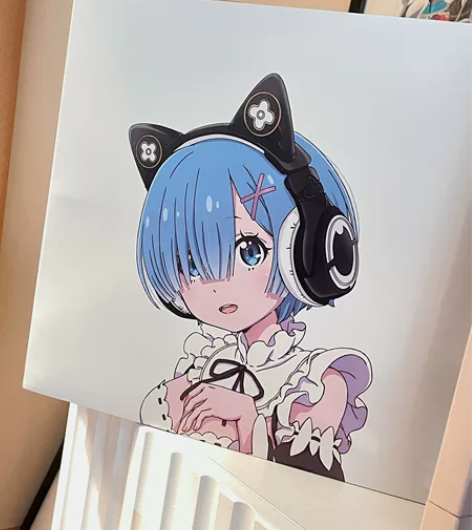 【专拍】妖舞 蕾姆耳机 别问 上架给老婆拍...