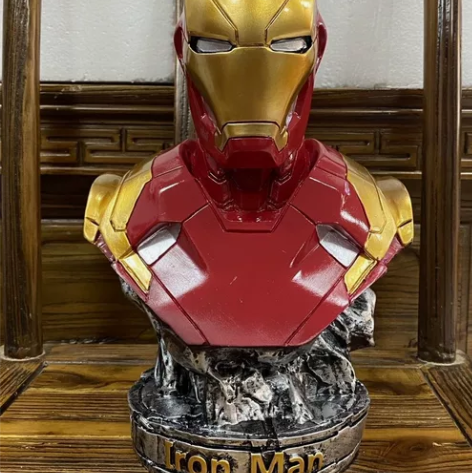 复仇者联盟钢铁侠黑豹大号半身手办摆件雕像生...