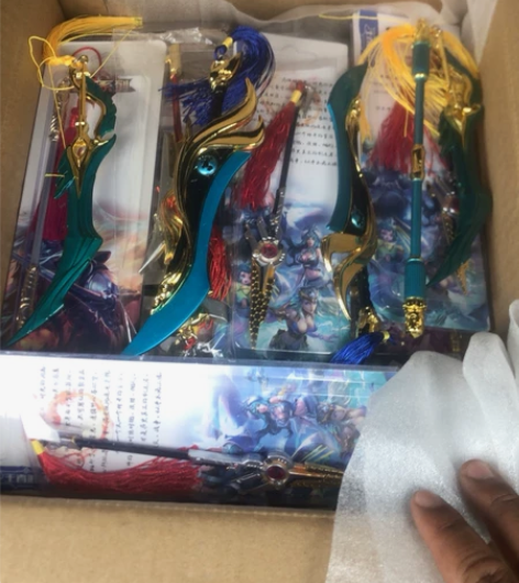 王者农药武器手办......需要的滴滴.....
