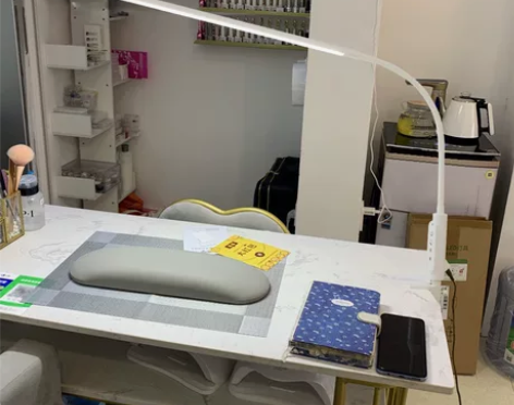 美甲台灯纹绣灯夹子灯led台灯 触摸开关1...