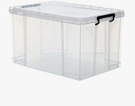 透明收纳箱 透明收纳箱塑料整理箱特大号加厚...