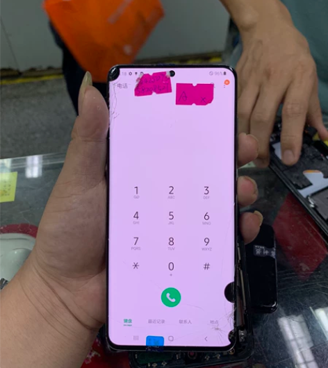 三星s20多点屏  三点。没有线。 练手。...