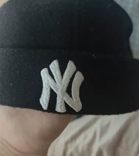 MLB帽子秋冬新款瓜皮帽街头地主帽贝雷帽休...