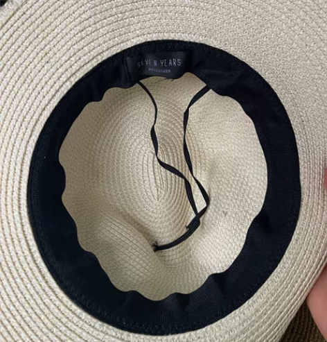 草帽女夏天沙滩帽呛口小辣椒小清新大沿帽出游...