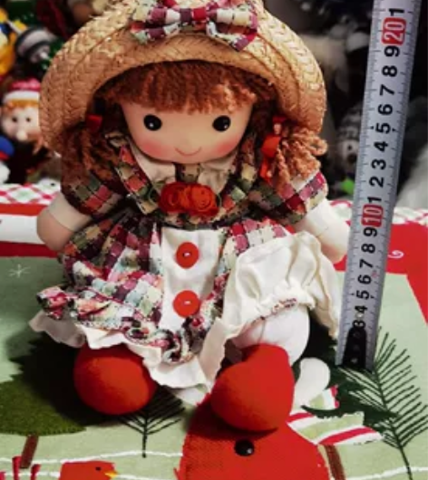 外贸草帽娃娃，尺寸请看图，外贸难免有小瑕疵...