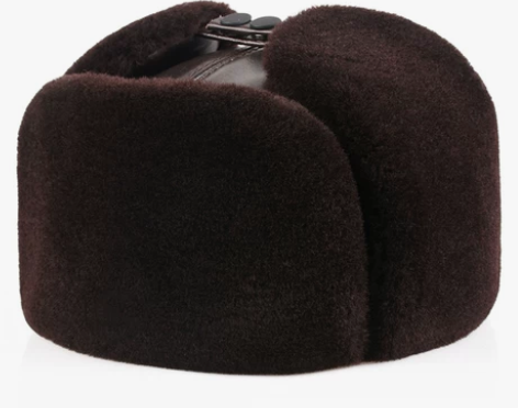 雷锋帽 雷锋帽护耳帽冬季羊毛真皮男中老年爸...